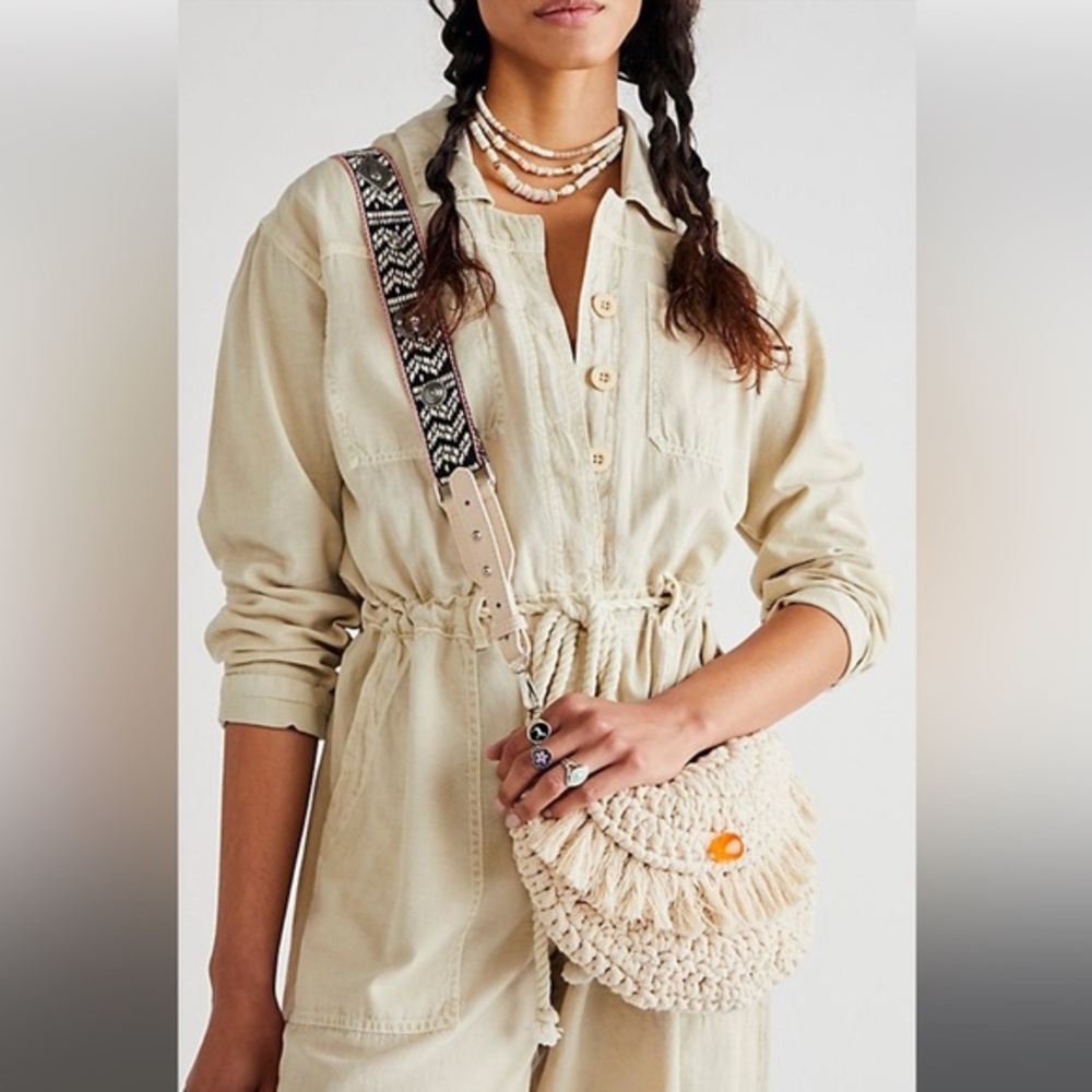 New🌟Macrame Moon Crossbody By FP Collection At Free People